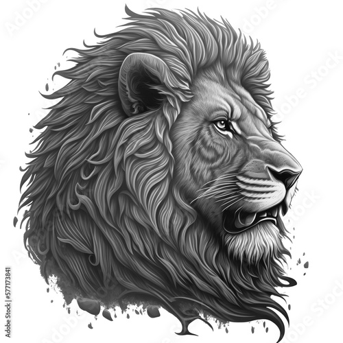león gris