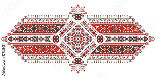 Romanian embroidery design element 6