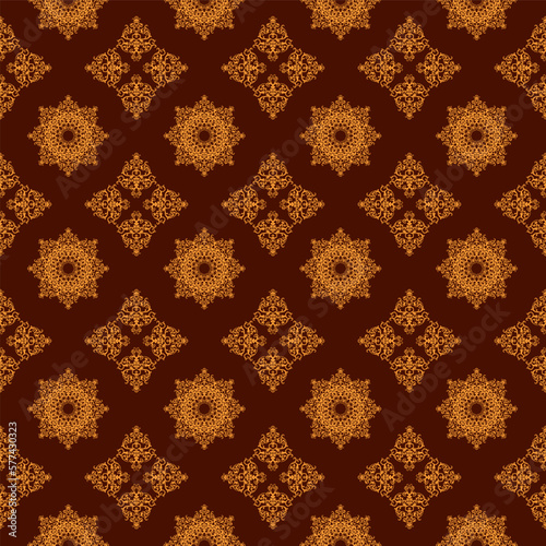 vintage background with green. Wallpaper pattern