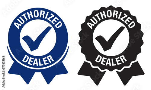 Authorized dealer stamp for verified seller