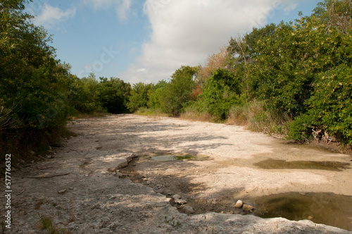 Dry Creekbed, Cole Springs Creek, Texas