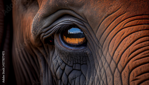Elefante ocupado triste