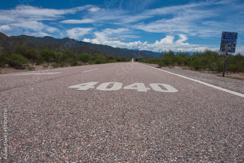 Ruta 40 en el km 4040, Catamarca, Belen, Argentina