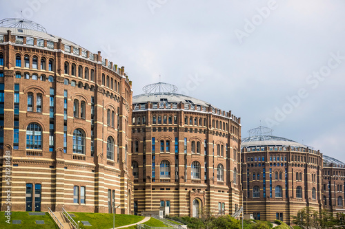 Gasometer buildings in Vienna, Austria