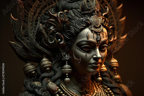 kali goddess of death indian hindu dark siren fire 