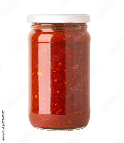 BBQ sauce glass jar