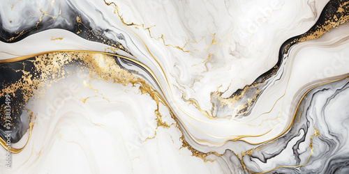 Ai generated white marble background