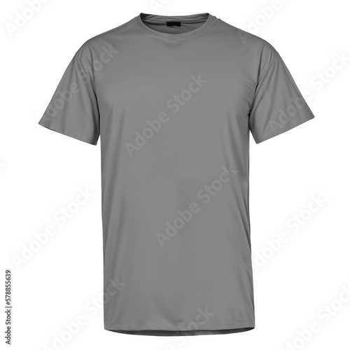 Blank T-Shirt Template - Neutral Grey