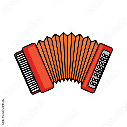 Accordion icon PNG image with transparent background