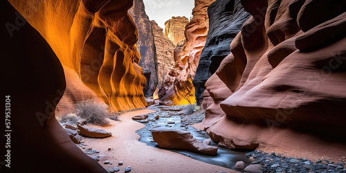 antelope canyon in arizona, generative ai