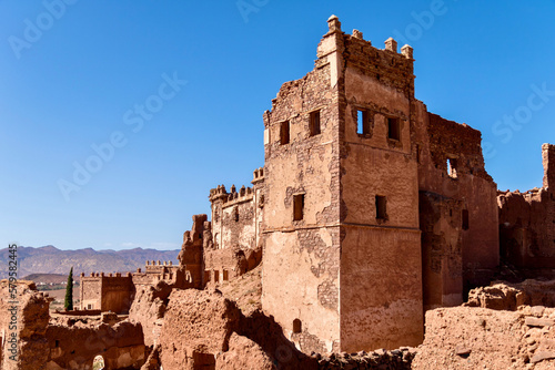 Exterior of the Telouet Kasbah in Morocco