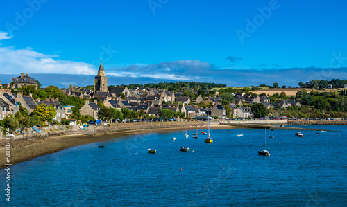 Breton Village Saint Suliac And Atlantic Coast In Department Ille et Vilaine In Brittany, France