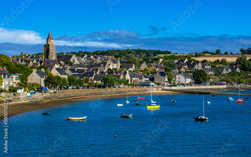 Breton Village Saint Suliac And Atlantic Coast In Department Ille et Vilaine In Brittany, France