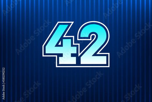 Every year in April, all MLB players wear the number 42 of Jackie robinson's accomplishments background design