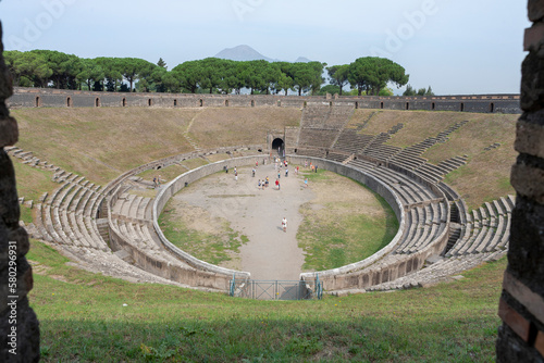 Pompei, Napoli. Anfiteatro romano 