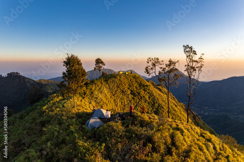 Mount RInjani camping area