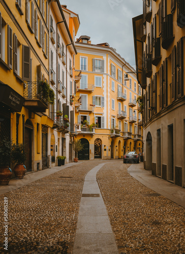 Alley in Milan's famous Brera district