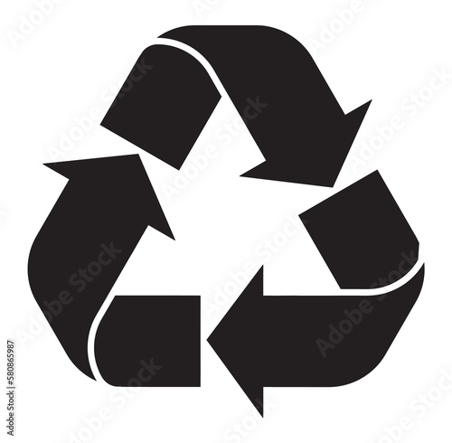 Recycle Icon Concept or Save The Earth Concept, The Concept of Recycling and Environmental Sustainability. 