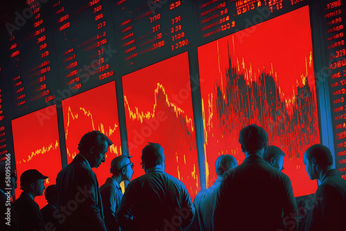 Financial Meltdown: Capturing the Chaos of a Stock Market Crash