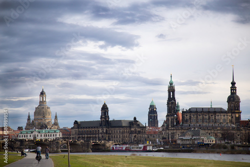 the old part of the city of Dresden