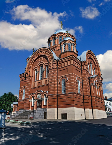 St. Nicolas cathedral, year of construction - 1904. Vilaage Khotkovo, Moscow region, Russia