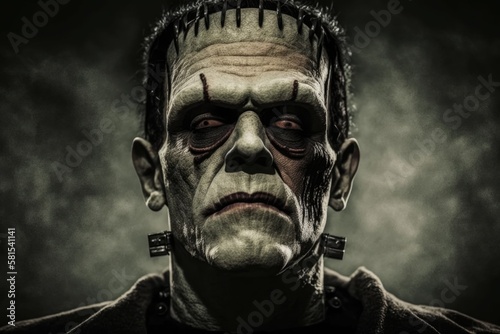 The Monster of Frankenstein. Generative AI