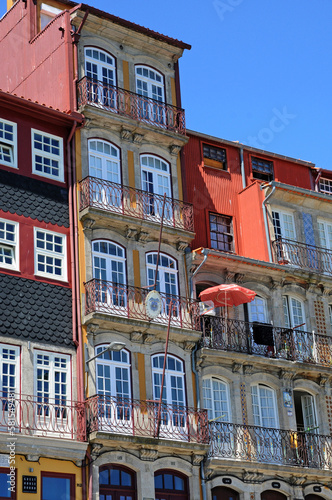 Portugal, the old historical houses in Porto