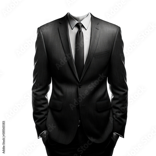 black suit, transparent background png