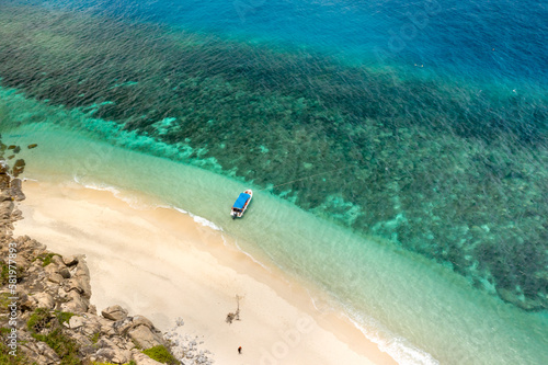 Beautiful unspoiled landscape on Con Dao island in Ba Ria-Vung Tau province, Vietnam