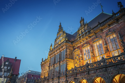 Old Town Hall at night - Bremen, Germany
