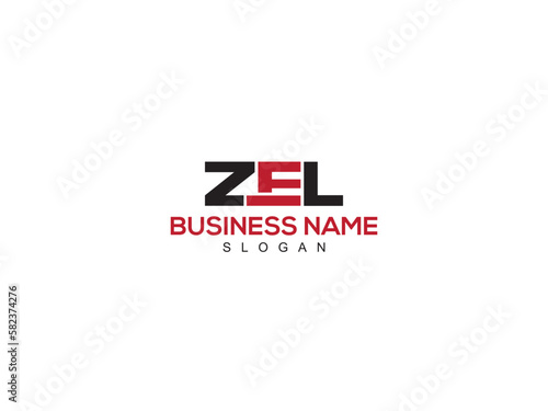 ZEL Initial Creative Logo, Alphabet ZE zel Business Logo