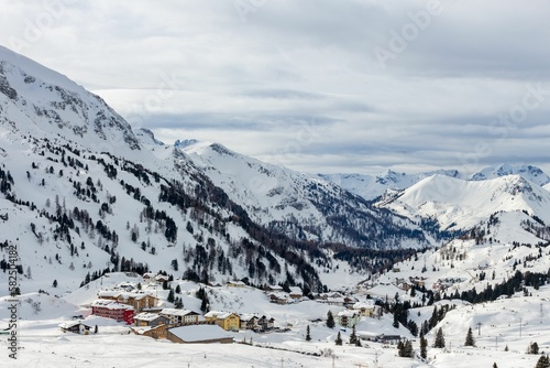 Small ski resort in the Austrian Alps