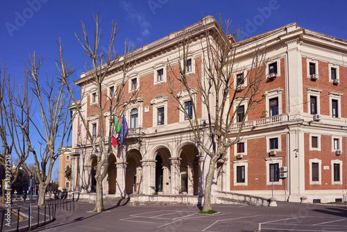 Palace seat of the Italian ministry of infrastructure and transport in Rome, Italy