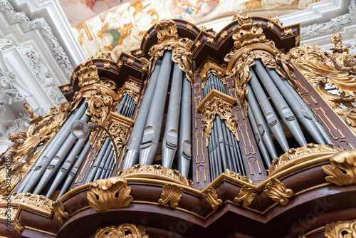 Organ in the basilica of St. Florian