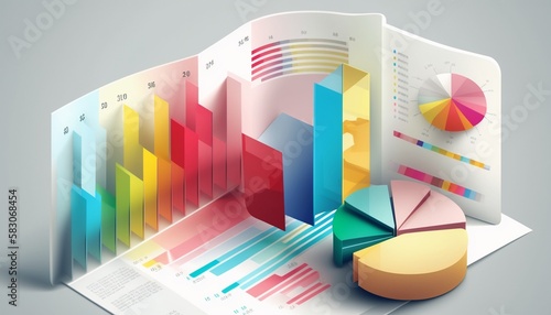 グラフ データ チャート ビジネス 財務 資料 分析 情報, generative ai 