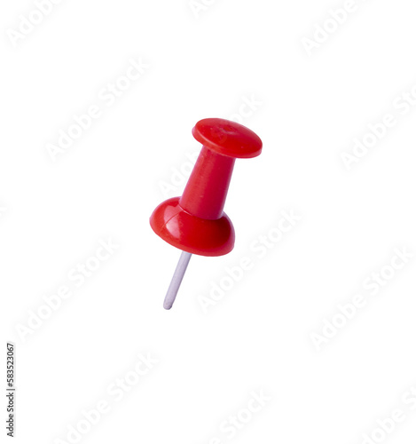 red push pin