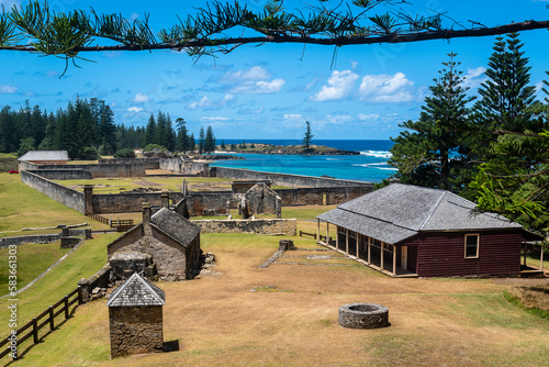 Convict historical site in world heritage area of Norfolk Island