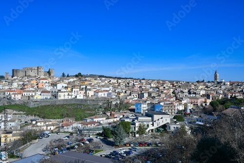 The italian village of Melfi in Basilicata.