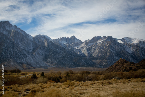 Mt Whitney viewed from 395