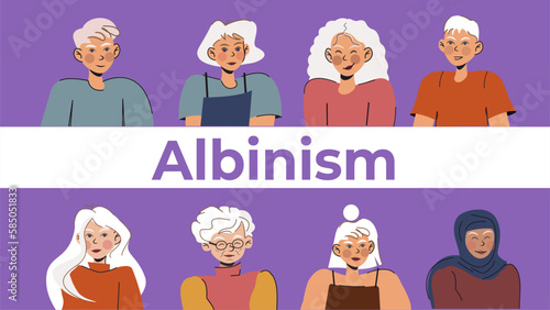 International Albinism Awareness Day. June 13. people with albinism