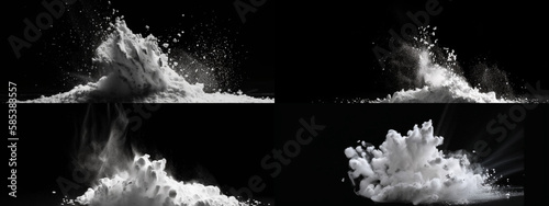 smoke, water, black, white, abstract, cloud, isolated, sky, clouds, fire, fountain, ball, explosion, cocaine, blue, steam, nature, generative ai