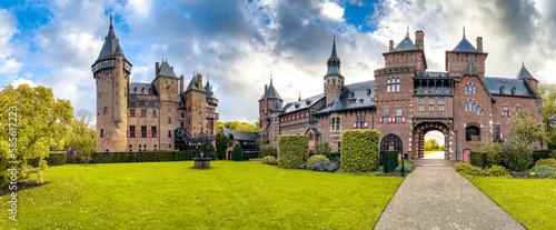 Castle De Haar or Kasteel de haar in Utrecht, Netherlands