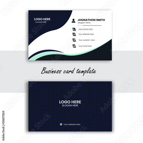modern business card template, corporate business card design , business card mockup, creative design 