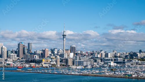 city skyline, Sky Tower, Auckland, New Zealand 