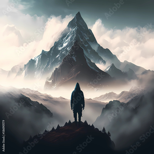 montain in alone