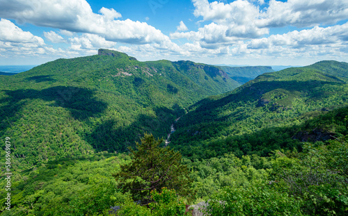 Wiseman's View Scenic Overlook at Linville Gorge, North Carolina