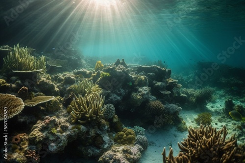The importance of marine protected areas, bokeh Generative AI