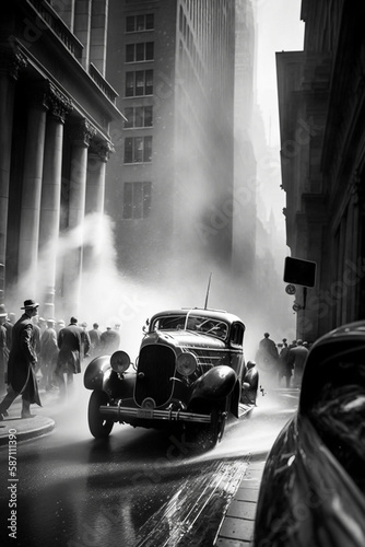 A scene from Wall Street Crash of 1929