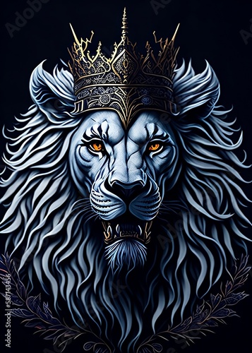head of lion artistic 2 