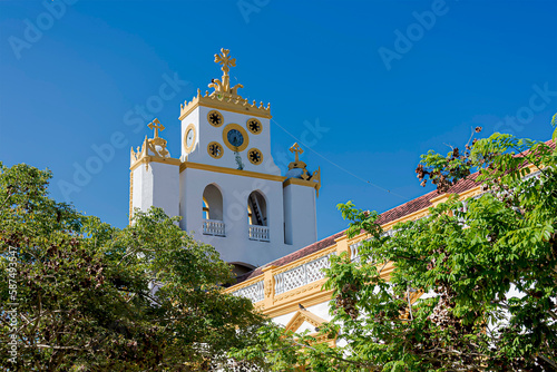 Dome of the parish of Santa Cruz de Lorica founded in 1739, with the name of San José de Gaita, in memory of the cacique of that place.